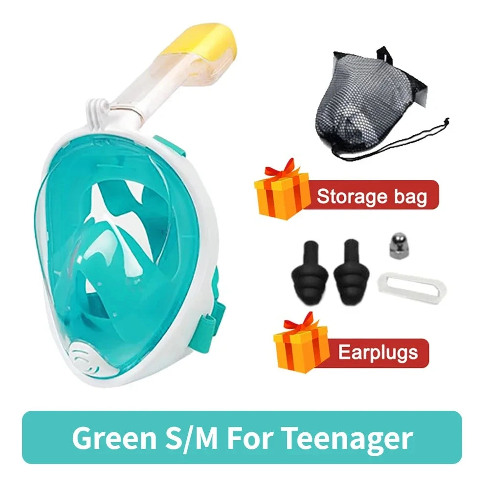 Full Face Anti Fog Snorkeling Mask
