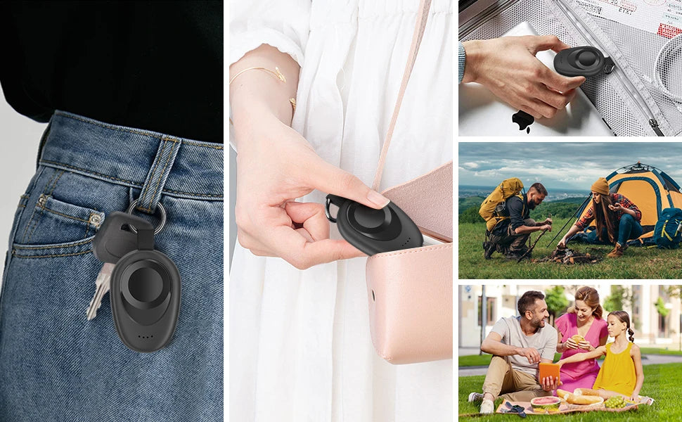Portable Charger for Apple Watch Series 9/8/7/6/5/4/3/2/SE/Ultra Travel Power Bank Wireless Keychain Charger Watch Spare Battery