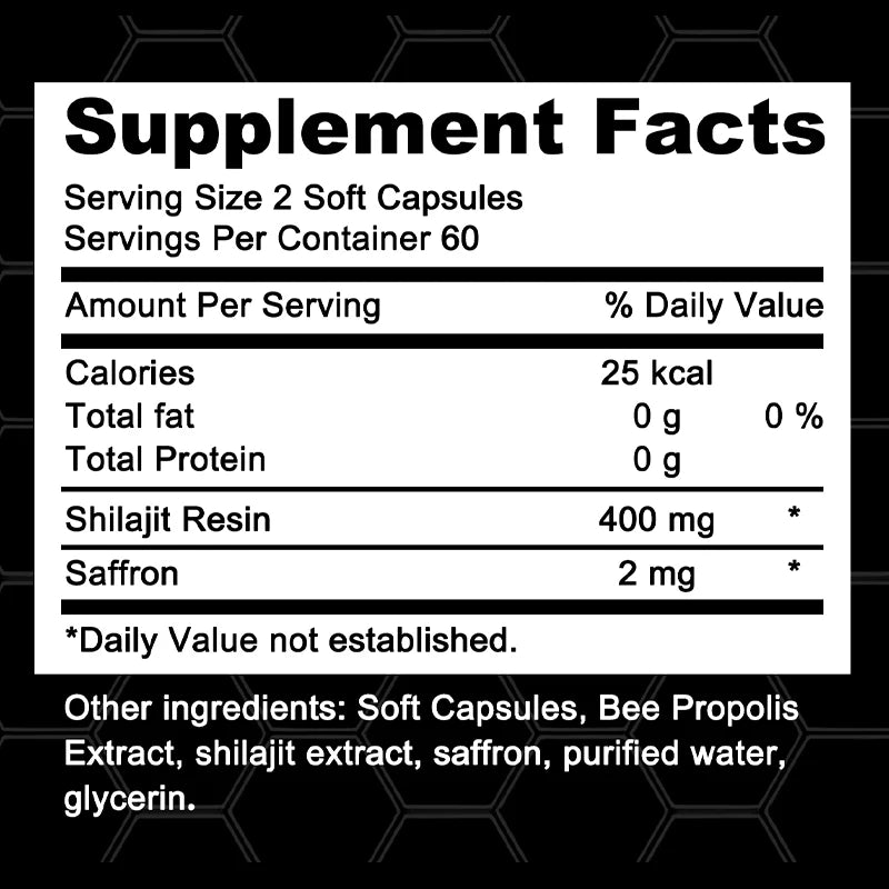 Himalayan Propolis, Maximum Strength 400 mg, Enhances Strength, Energy, Brain & Memory, Supports Immune Health, 120 Capsules