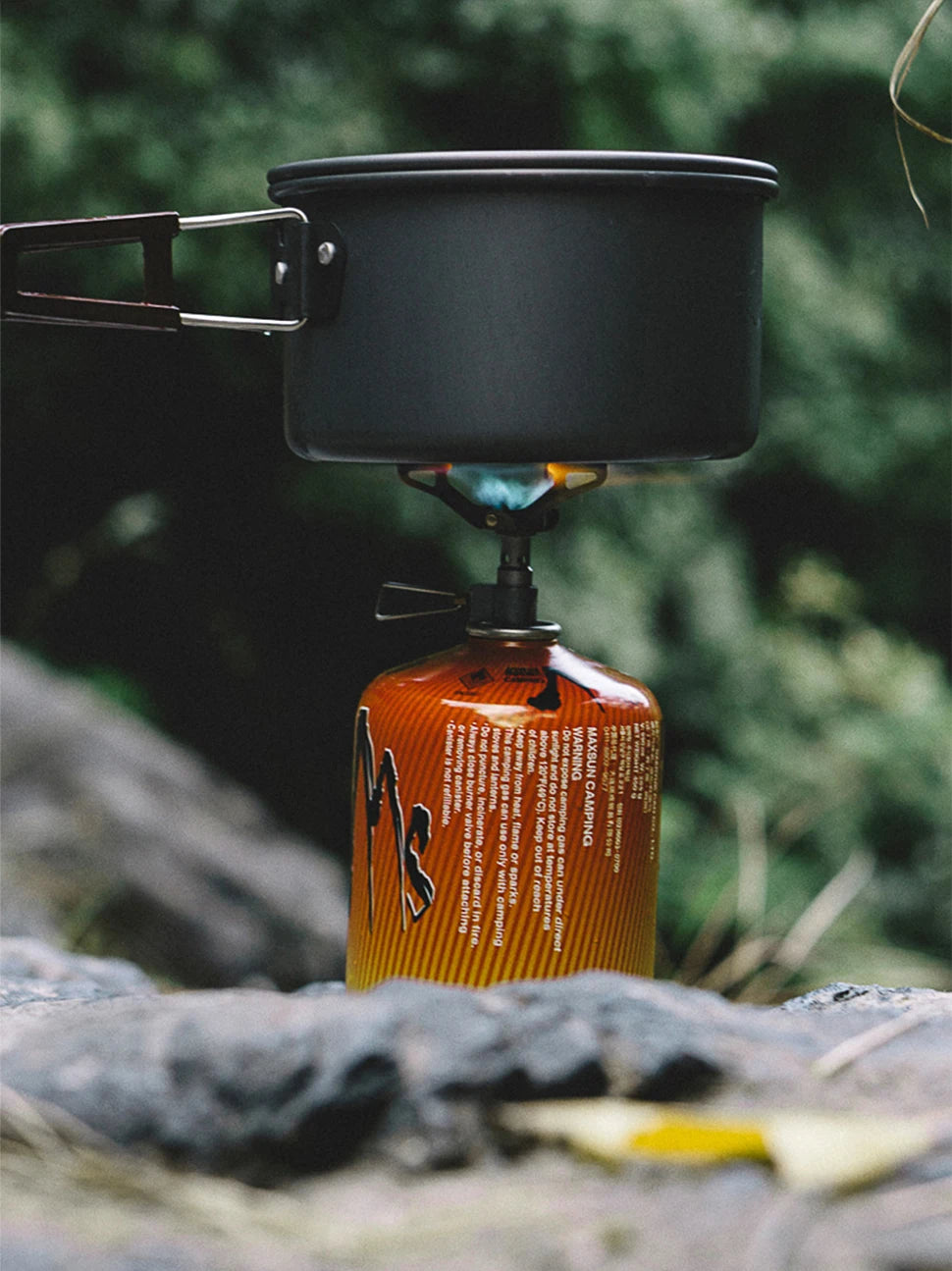 Mini Camping Gas Burner Titanium