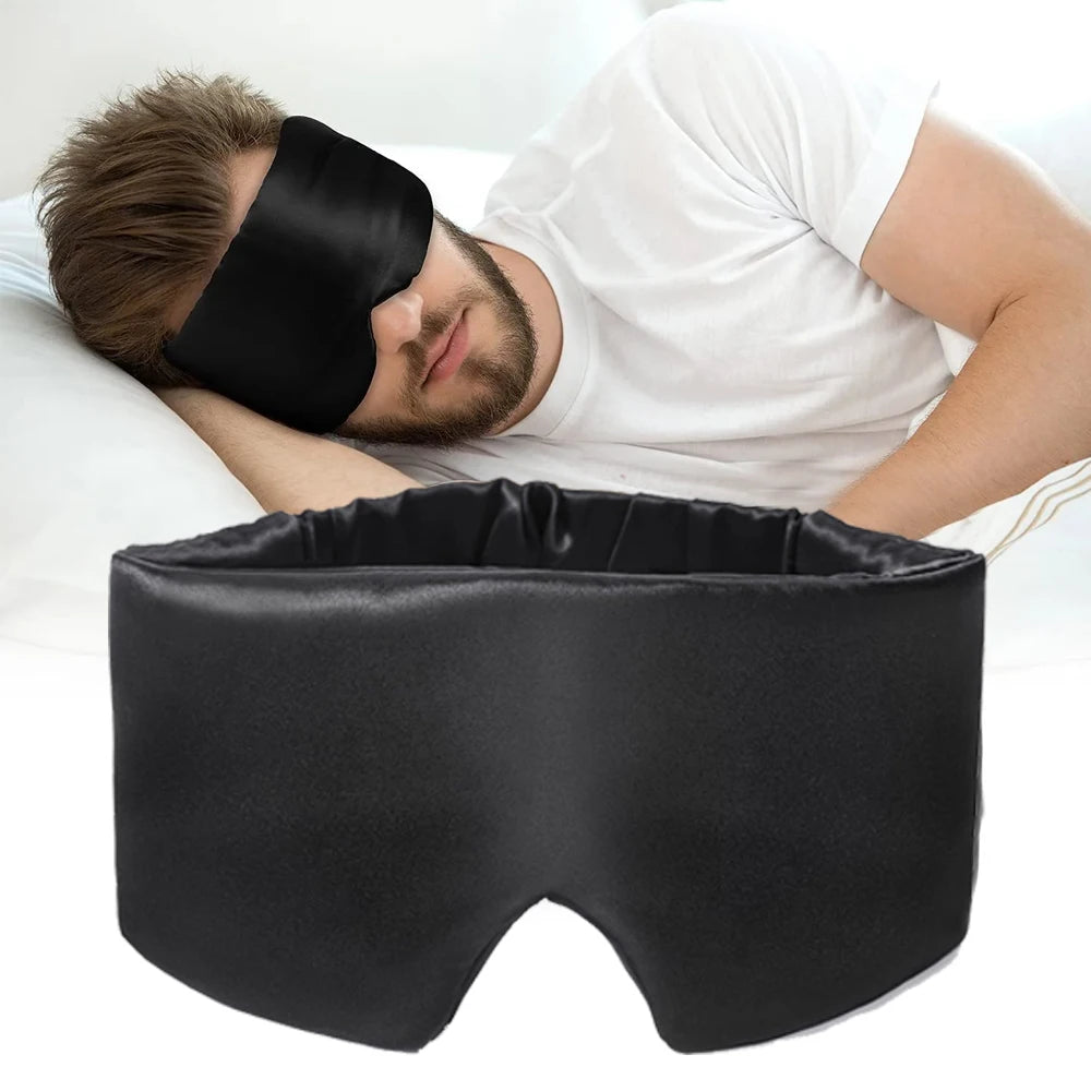 Mulberry Silk Sleeping Mask – Soft Eyepatch for Light Blocking