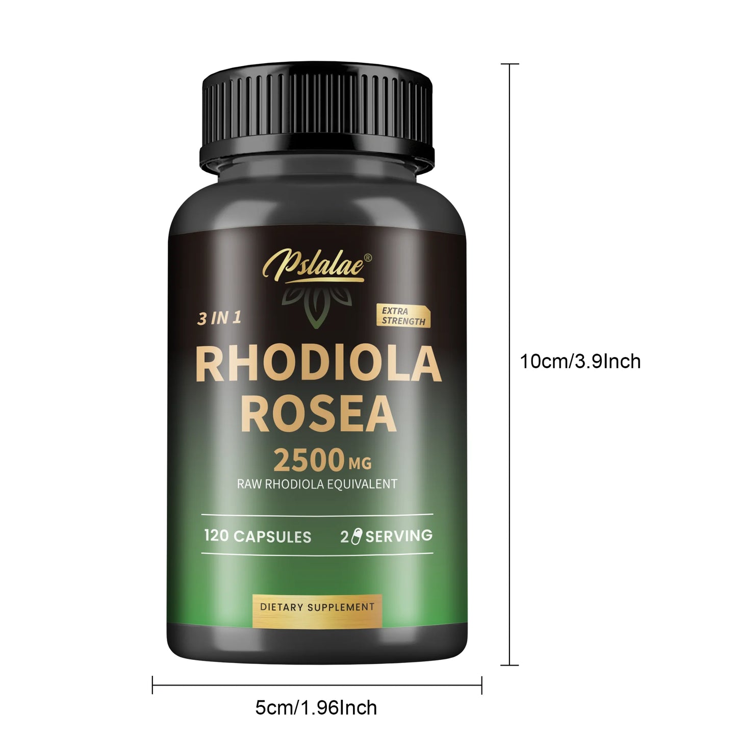Rhodiola Rosea - with Ashwagandha, L-Theanine - Boost Energy, Relieve Stress, Improve Mood, Promote Muscle Growth - 120 Capsules