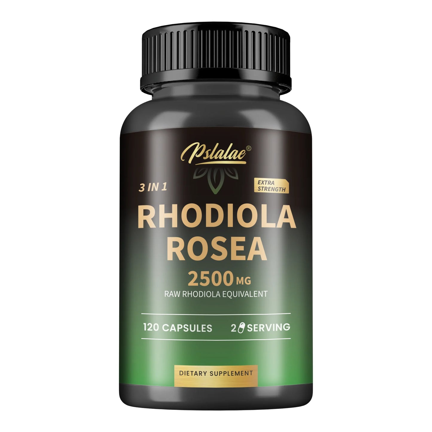 Rhodiola Rosea - with Ashwagandha, L-Theanine - Boost Energy, Relieve Stress, Improve Mood, Promote Muscle Growth - 120 Capsules