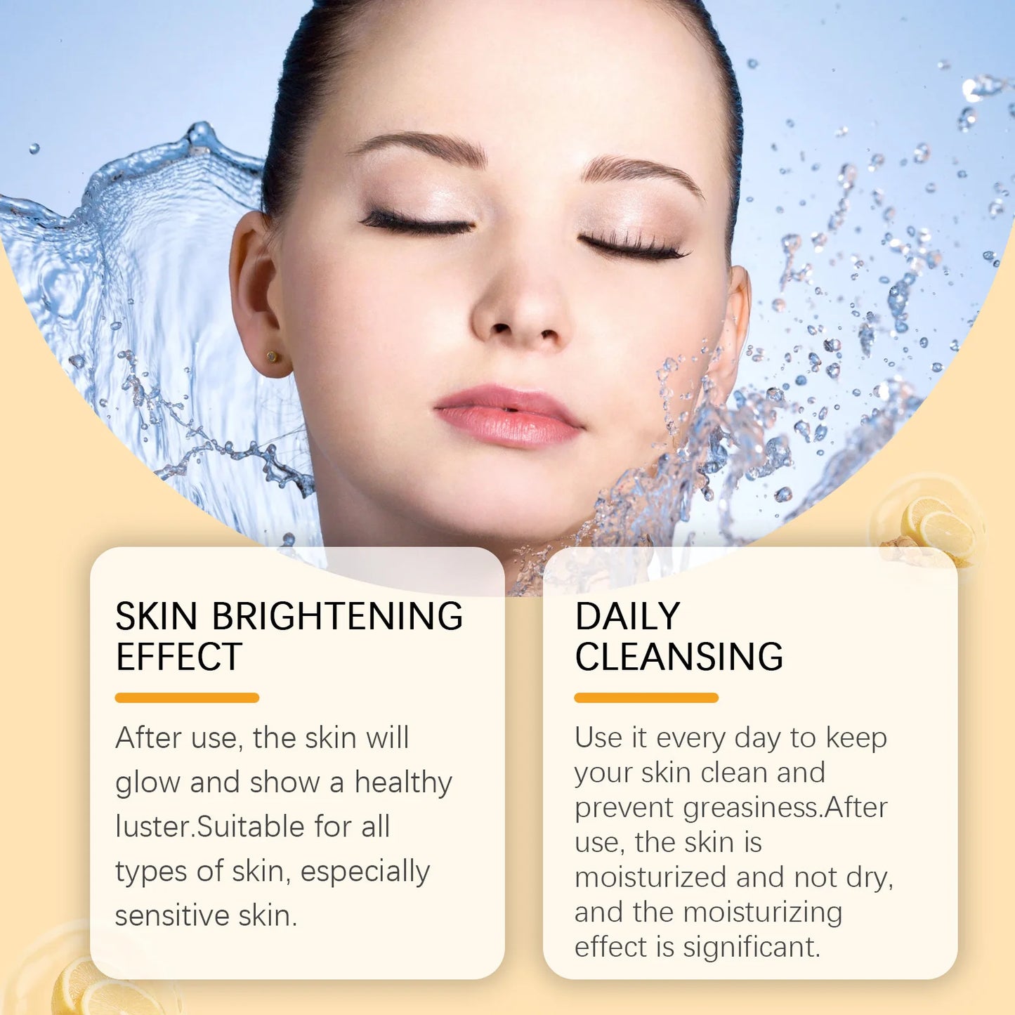 Ouhoe 100g Kojic Acid Turmeric Skin Brightening Soap Face Reduce Dark Spot Anti Acne Deep Cleansing Moisturizer Exfoliating Soap