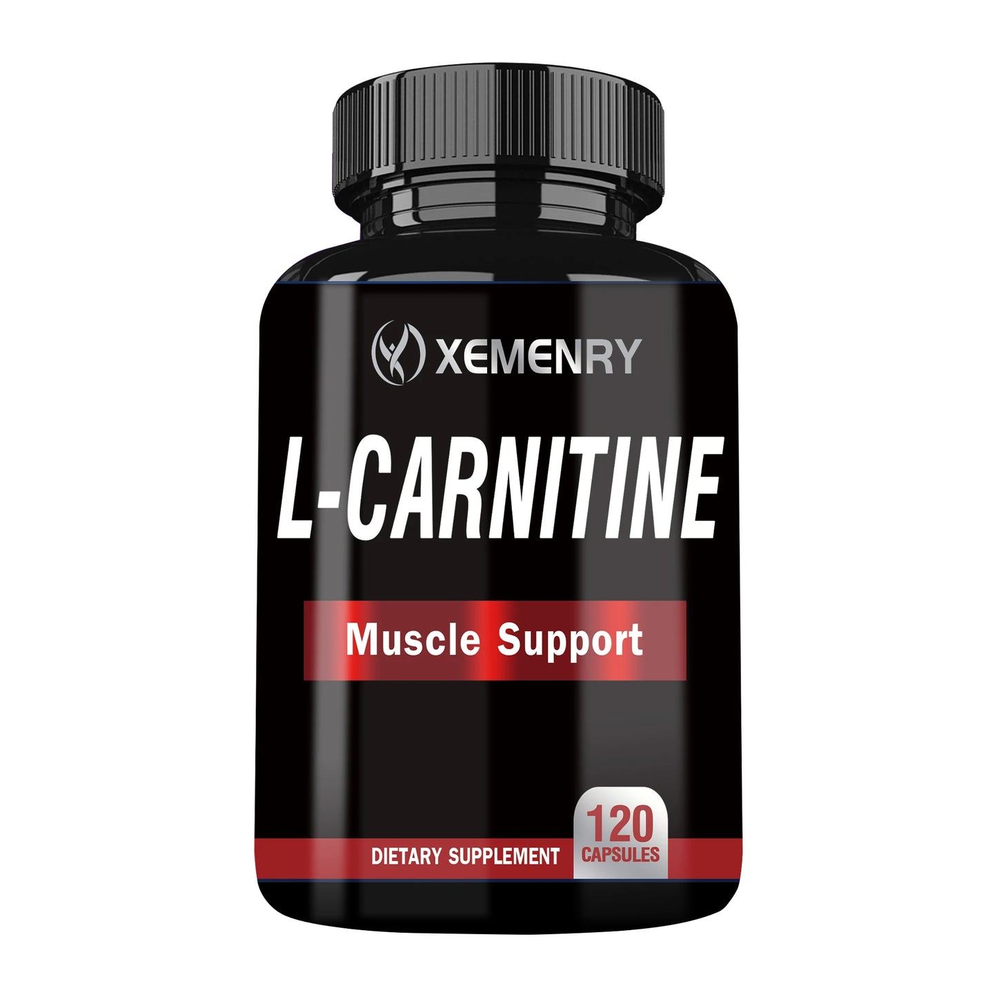 L-Carnitine - Supports Natural Energy Production, Sports Nutrition, Supports Memory and Concentration - 120 Capsules