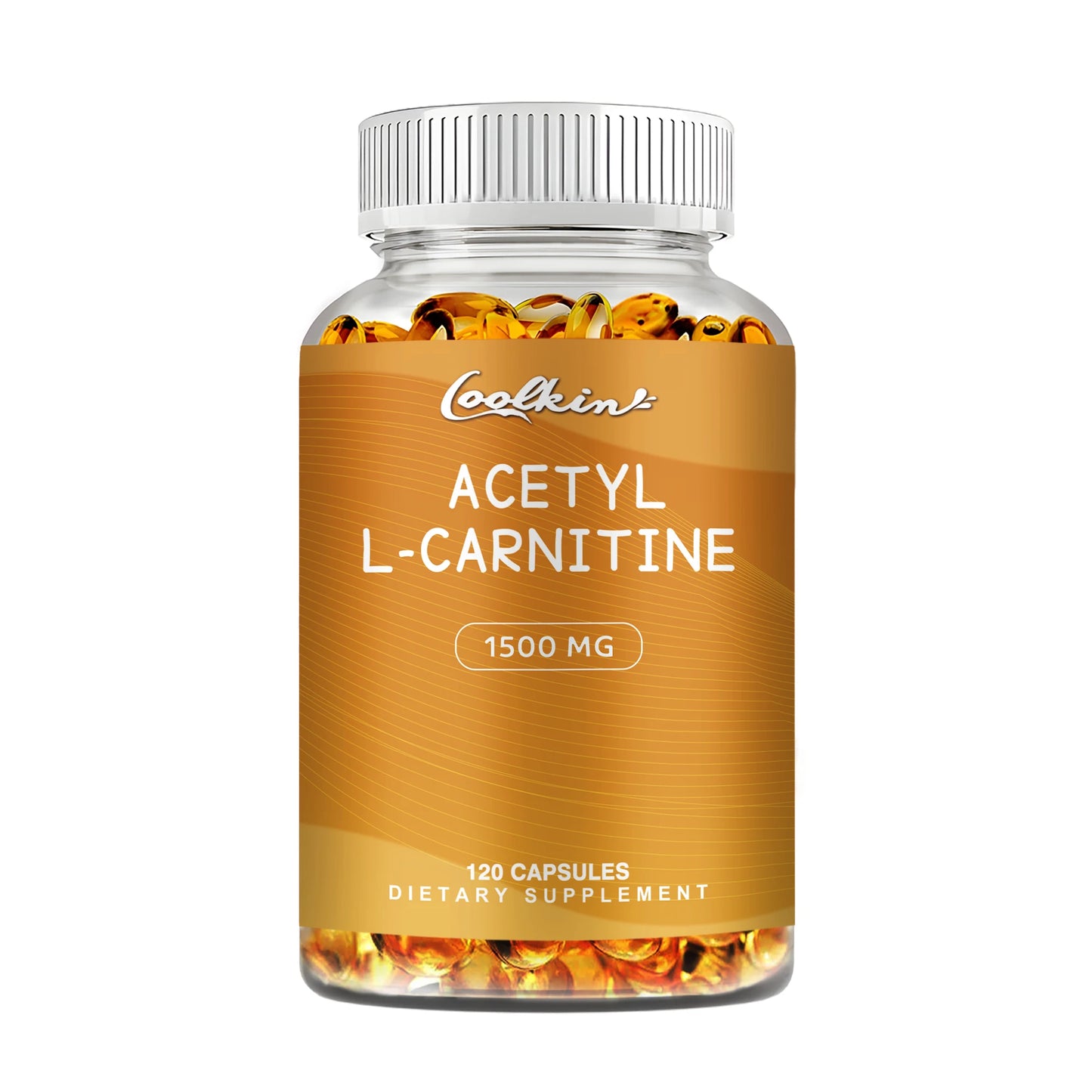 Acetyl L-Carnitine - Helps Support Brain Health, Improves Energy, Memory and Concentration - 120 Capsules