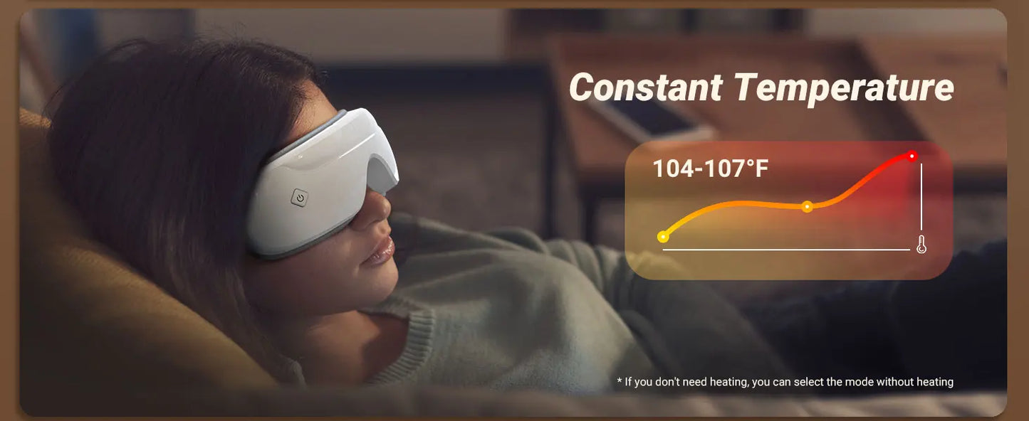 MERACH Eye Massager with Heat Compression and Bluetooth Music Eye Care Device Smart Eye Mask for Birthday Gifts Free shipping