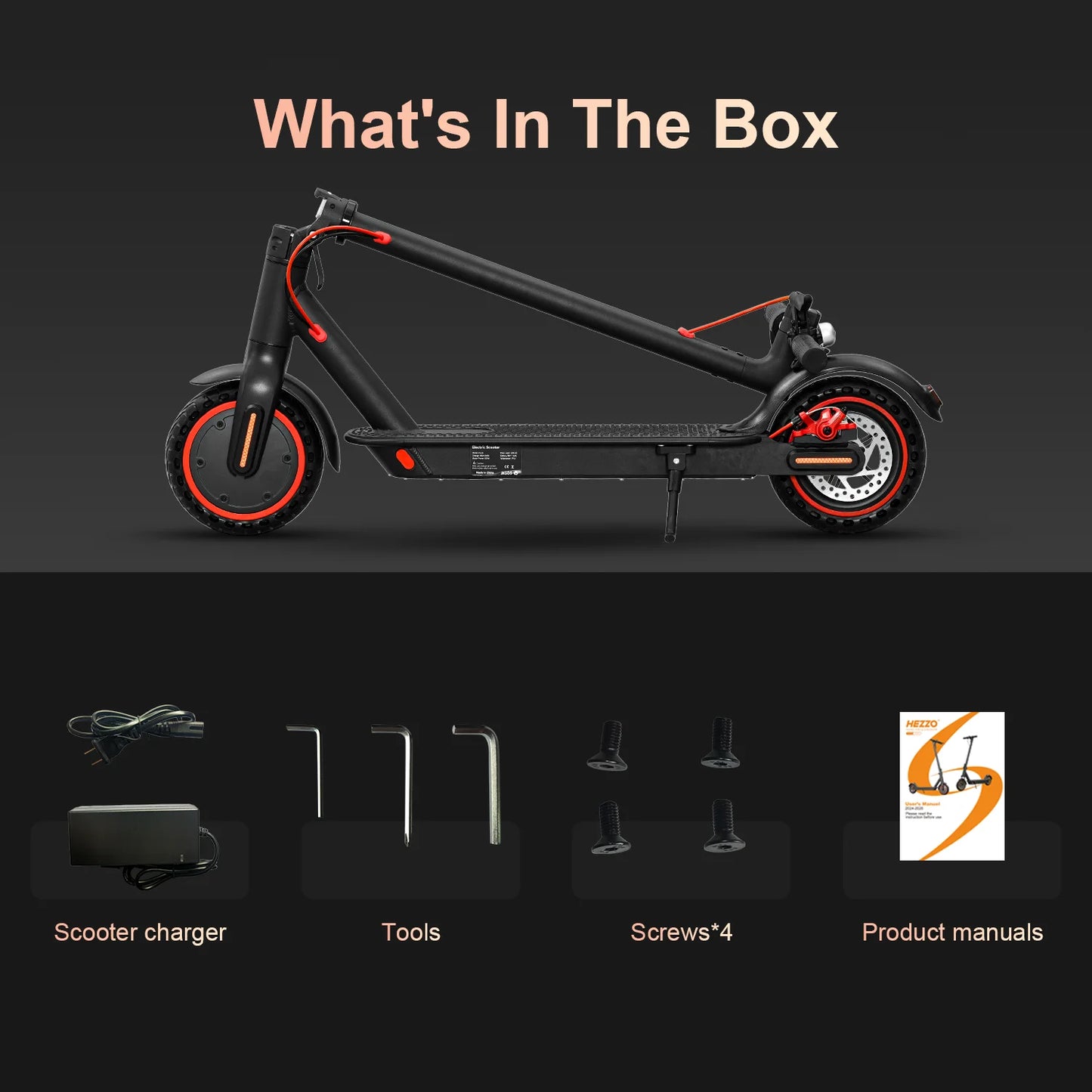 36v 350W 10.4Ah 15.6MPH Electric Scooter