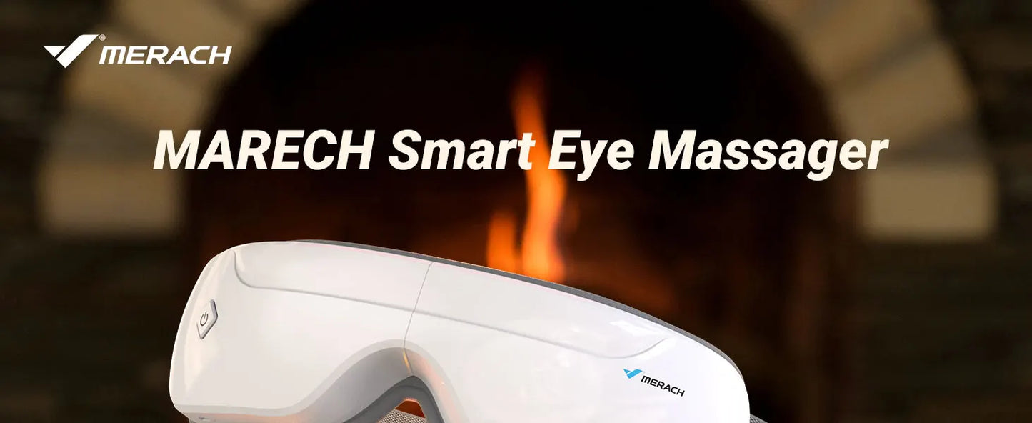 MERACH Eye Massager with Heat Compression and Bluetooth Music Eye Care Device Smart Eye Mask for Birthday Gifts Free shipping