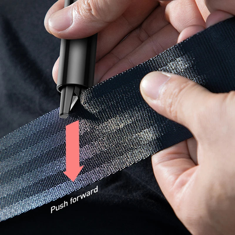 Emergency Glass Breaker & Seatbelt Cutter