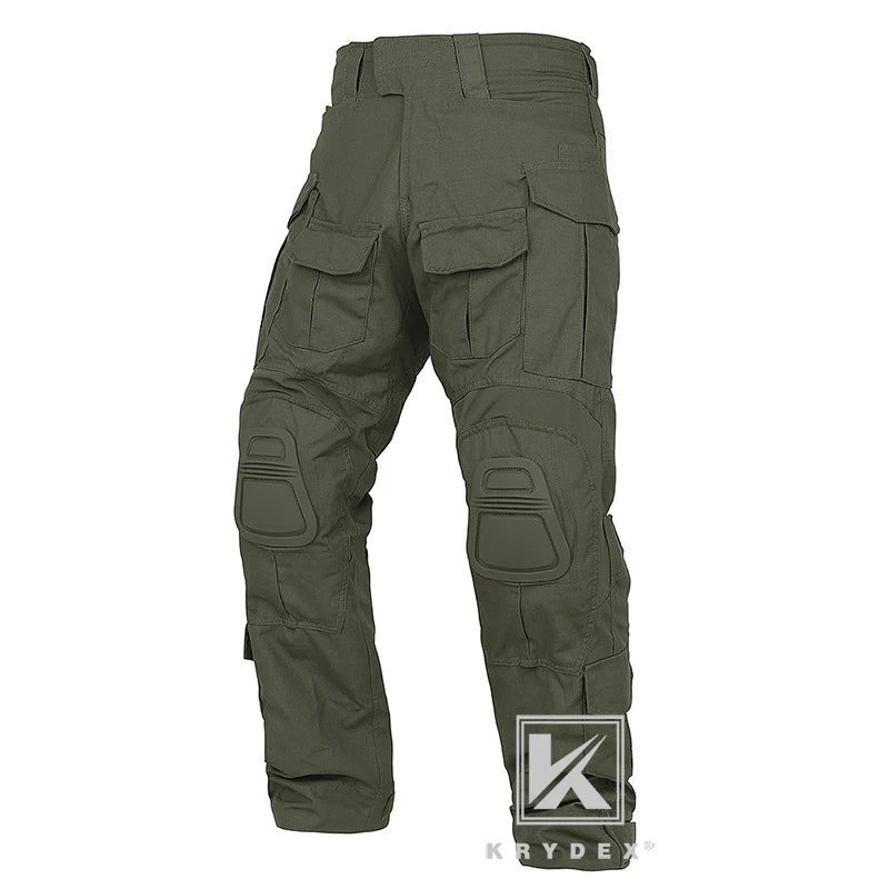 KRYDEX Tactical Combat G3 Uniform Set Outdoor Hunting Gen3 Camouflage Shirt & Pants Kit Ranger Green Black Men Clothing