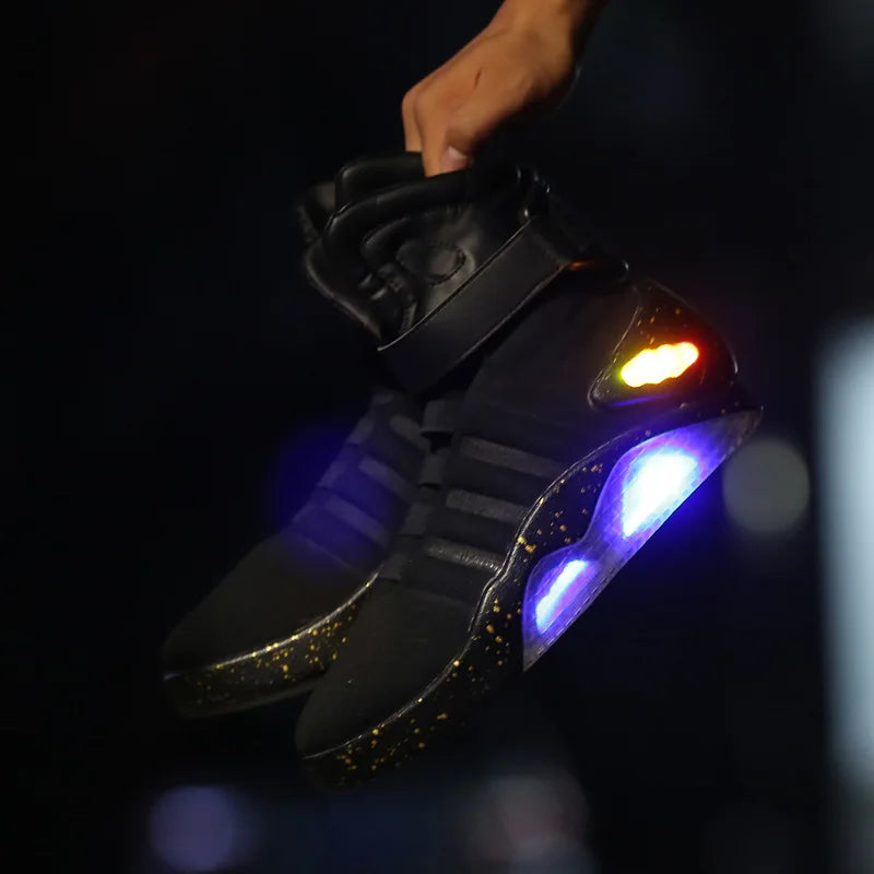 Men Basketball Shoes with Led light
