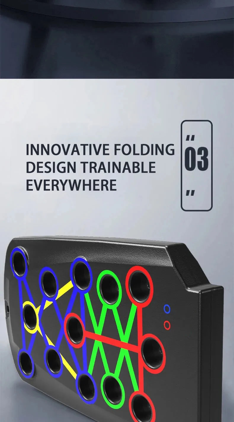 Portable Multifunctional Foldable Fitness Equipment For Chest Abdomen Arms/Back Training