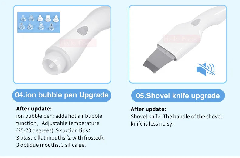 High Quality Smart Ice Blue Facial Treatment Machine 2025 Hydrofacial 7 in 1 Professional  Portable Dermabrasion