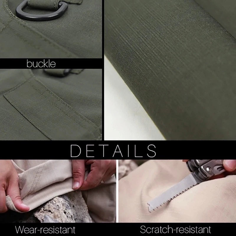 Tactical Cargo Pants for Outdoor Hiking Military Multi Pocket