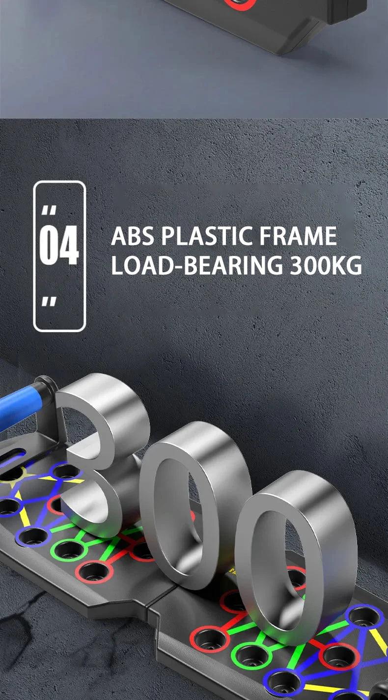 Portable Multifunctional Foldable Fitness Equipment For Chest Abdomen Arms/Back Training