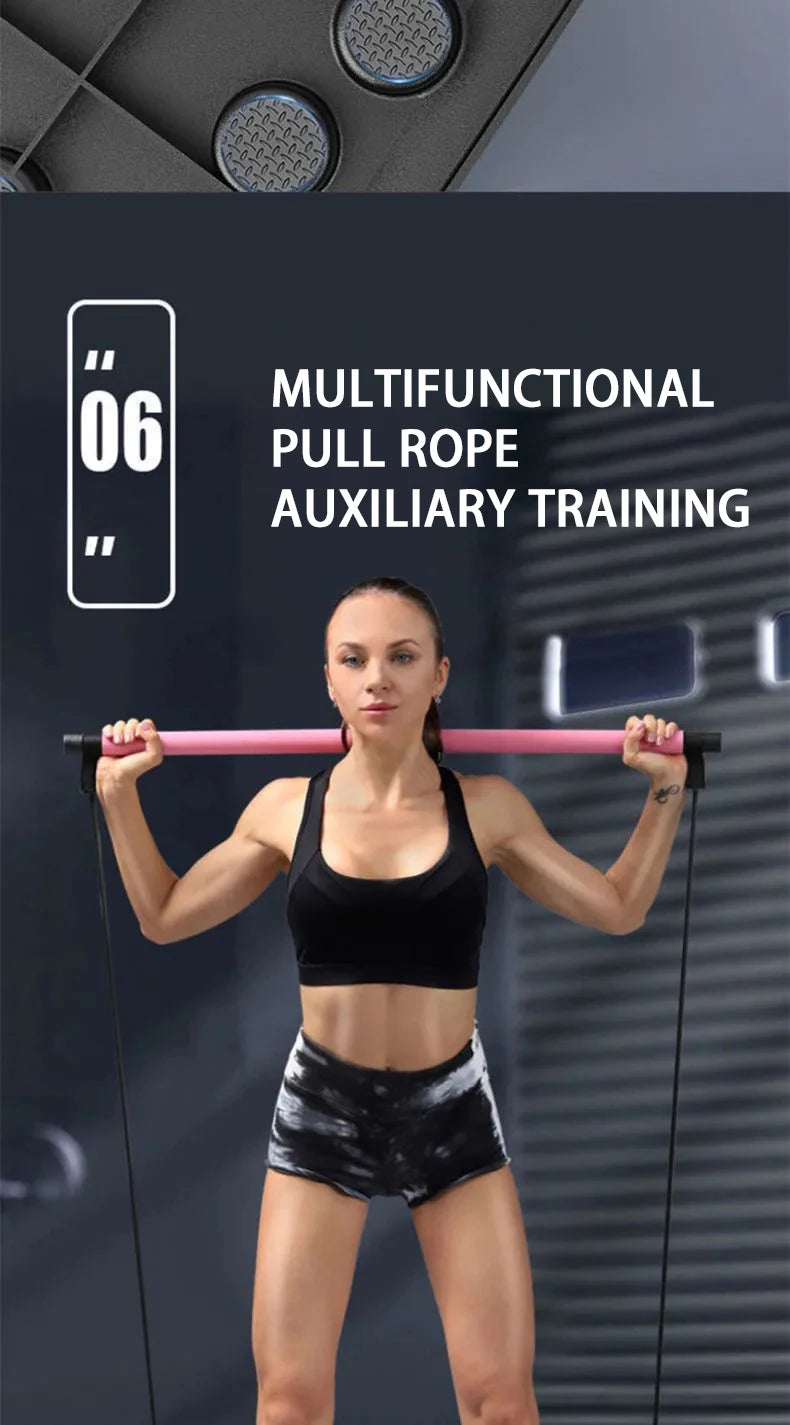 Portable Multifunctional Foldable Fitness Equipment For Chest Abdomen Arms/Back Training