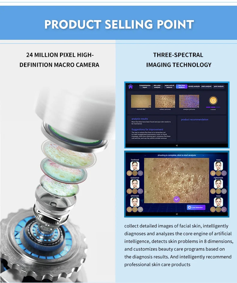 High Quality Smart Ice Blue Facial Treatment Machine 2025 Hydrofacial 7 in 1 Professional  Portable Dermabrasion