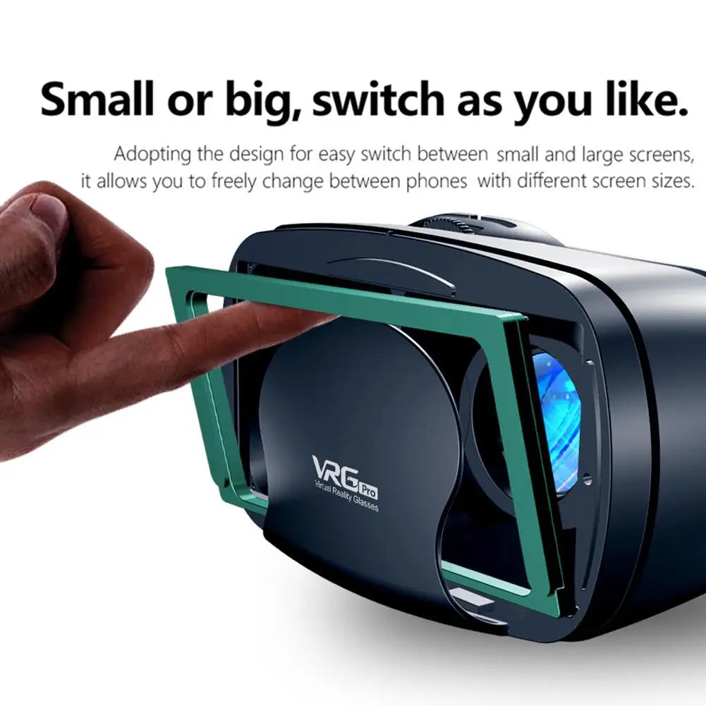 Original VRG PRO 3D VR Glasses Virtual Reality 3D Glasses Full Screen Visual Wide-Angle VR Glasses For Smartphone