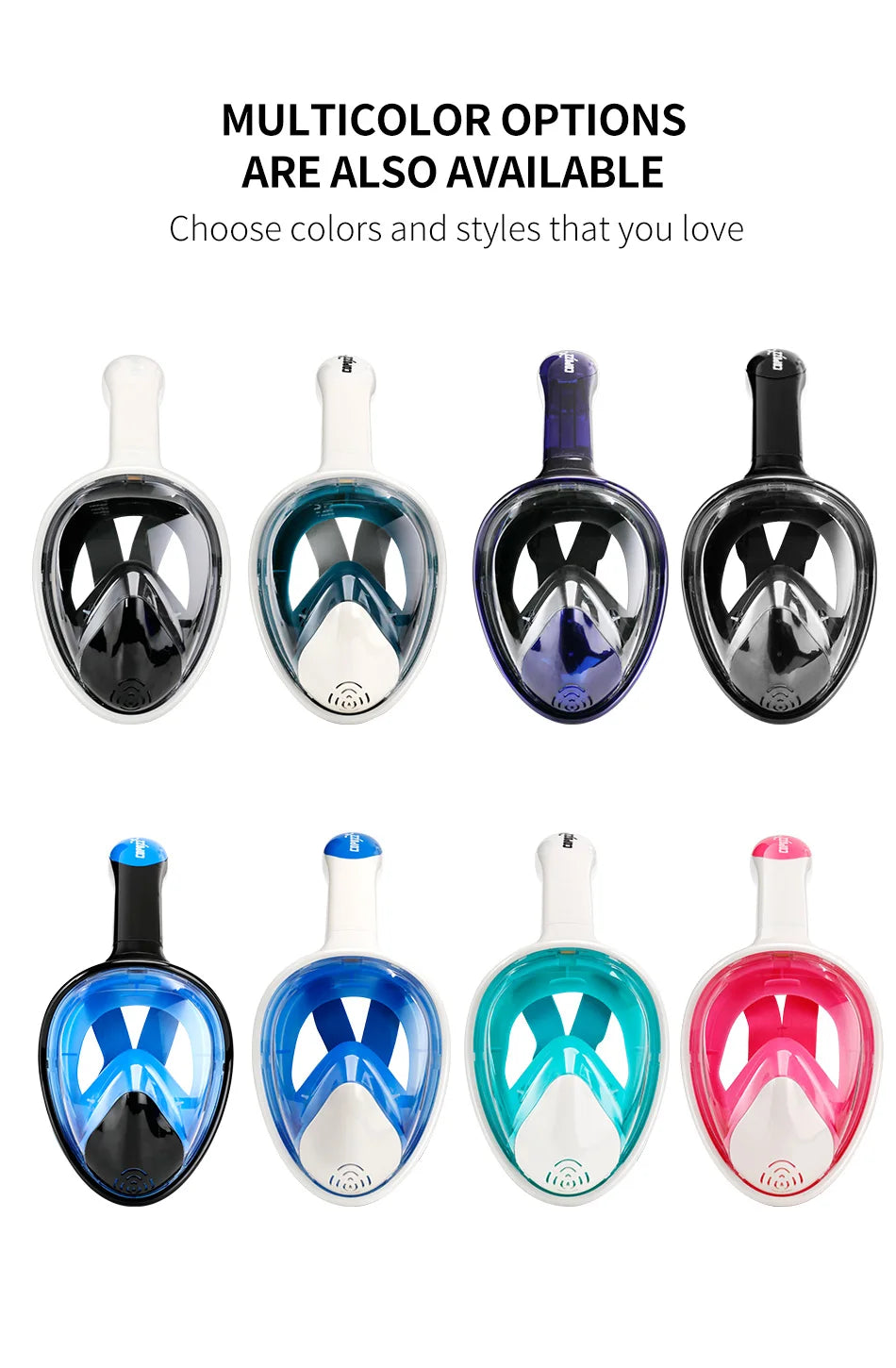 Professional Anti-Fog Snorkeling Diving Mask
