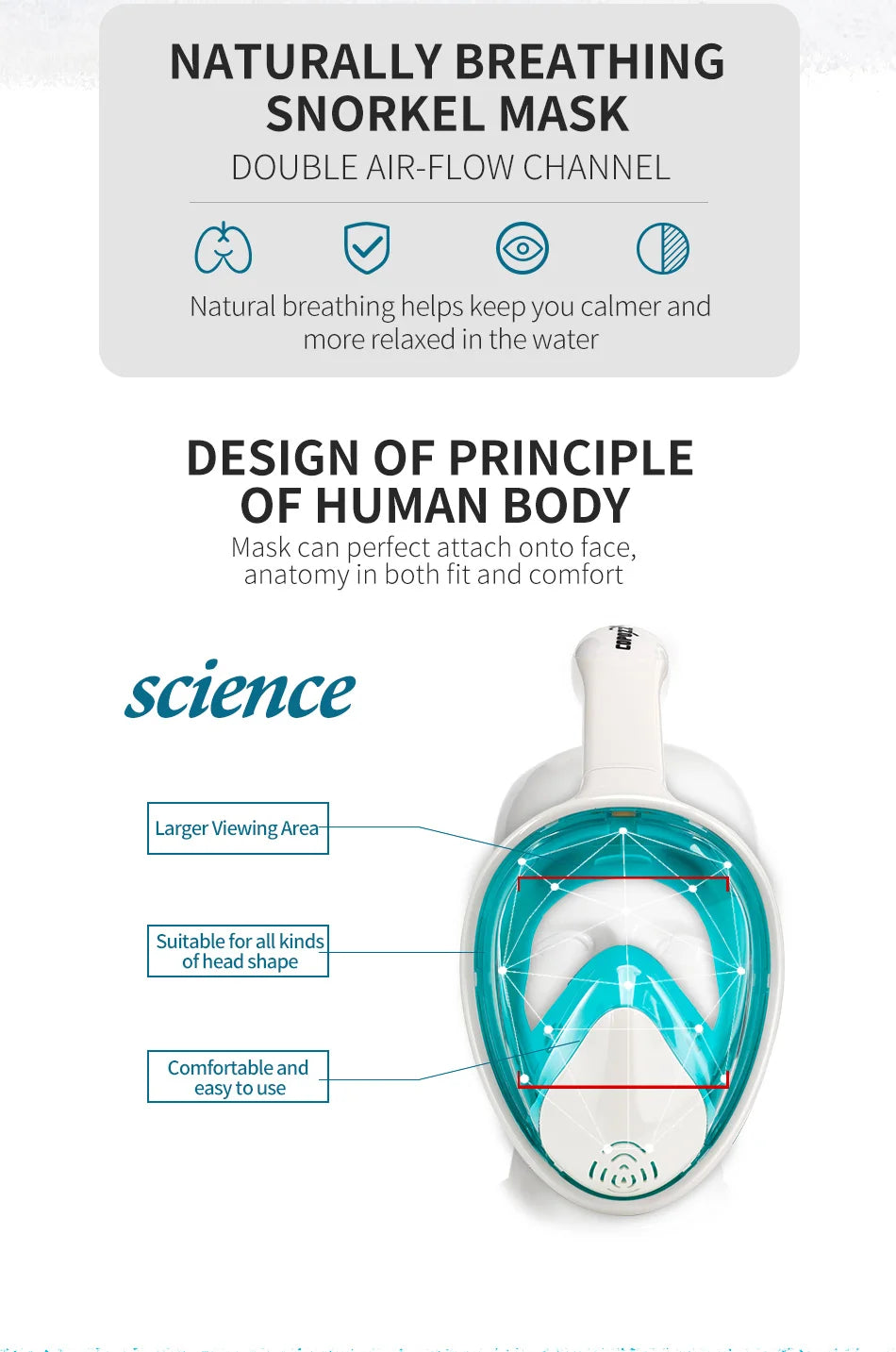 Professional Anti-Fog Snorkeling Diving Mask