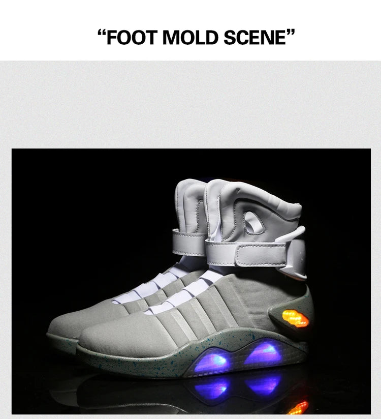 Men Basketball Shoes with Led light