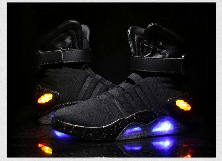 Men Basketball Shoes with Led light