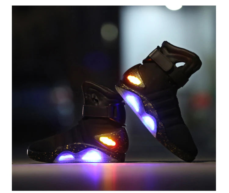 Men Basketball Shoes with Led light