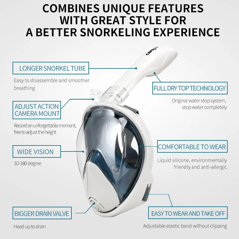 Professional Anti-Fog Snorkeling Diving Mask