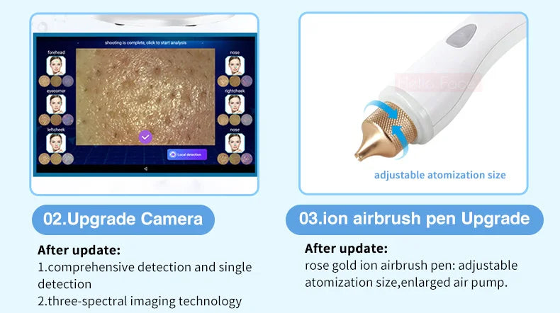 High Quality Smart Ice Blue Facial Treatment Machine 2025 Hydrofacial 7 in 1 Professional  Portable Dermabrasion