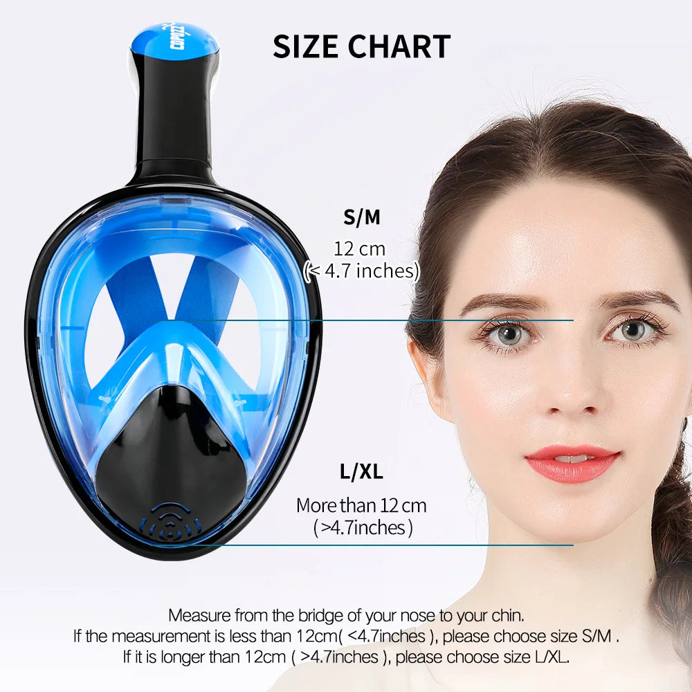 Professional Anti-Fog Snorkeling Diving Mask