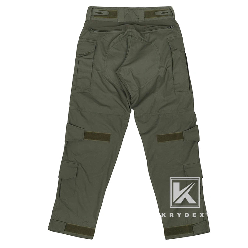 KRYDEX Tactical Combat Pants With Knee Pads For Hunting Outdoor Hiking Men Uniform Trousers Clothes