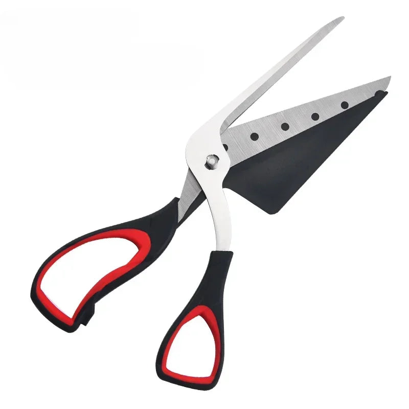 Professional Pizza Scissors Sharp Detachable Stainless Steel Blade Pizza Cutter Scissors Easy Cutting Pizza Spatula Slicer Tools