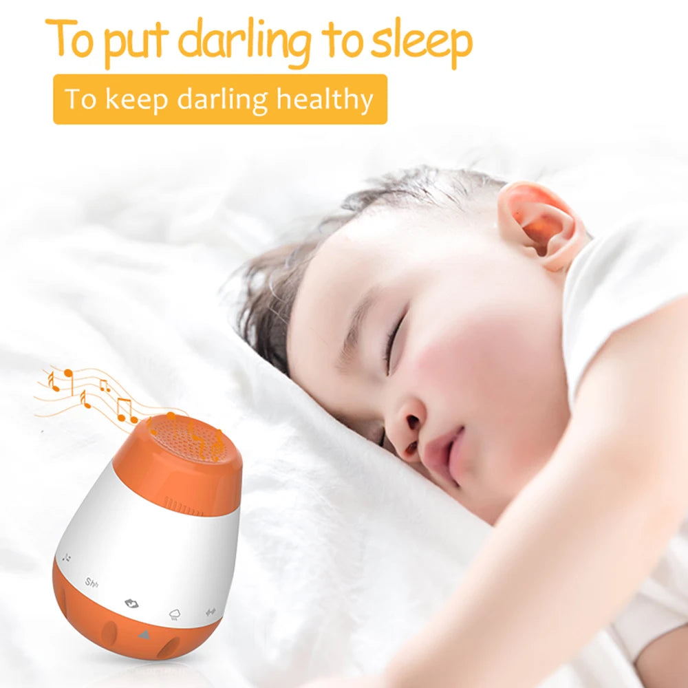 Baby Noise Machine Smart Music Voice Sensor Infants Bad Sleep Helper Therapy Sound Monitor Generator for Babies Relax Toy