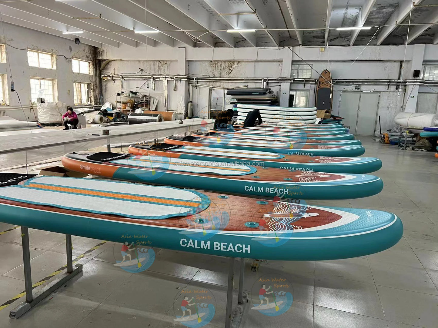 Custom Inflatable Floating Wave Loading Dock, Inflatable Jet Ski Dock Inflatable Water Platform