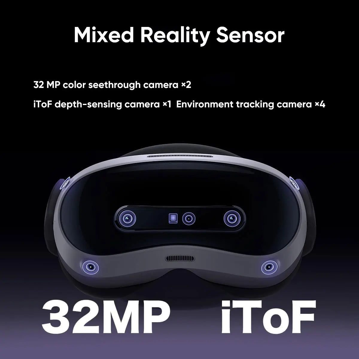PICO 4 Ultra VR MR Headset 3D Wireless VR Glasses 6DOF Virtual Reality 4K Display for Steam Games Mac Windows Mobile All-in-one