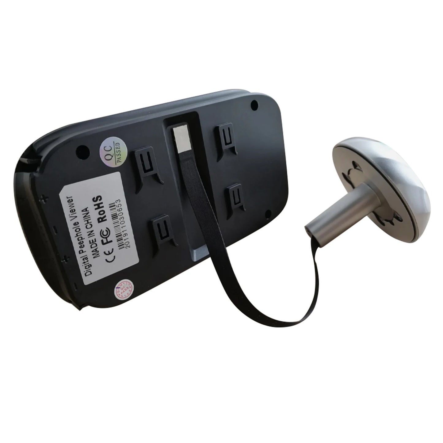 Home security doorbell with camera and night vision
