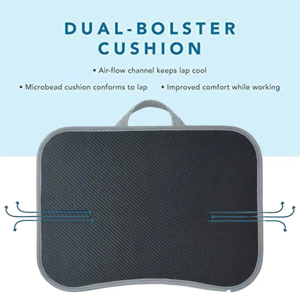 Computer Lab Desk Pillow for Laptop with Cushion Lap Desk with Pillow Cushion Writing Padded Tray with Handle for Office Work