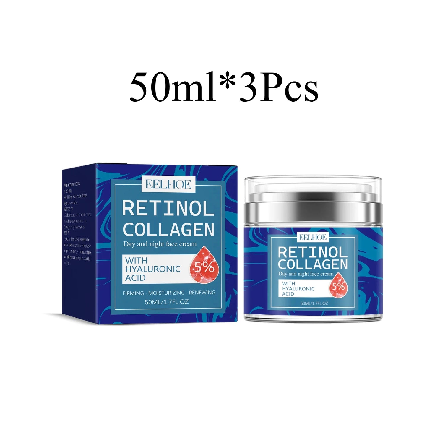 Retinol Collagen Cream Lighten Fine Lines Improve Darkness Reduce Dark Spots Tighten And Brighten Skin Moisturizing Face Cream