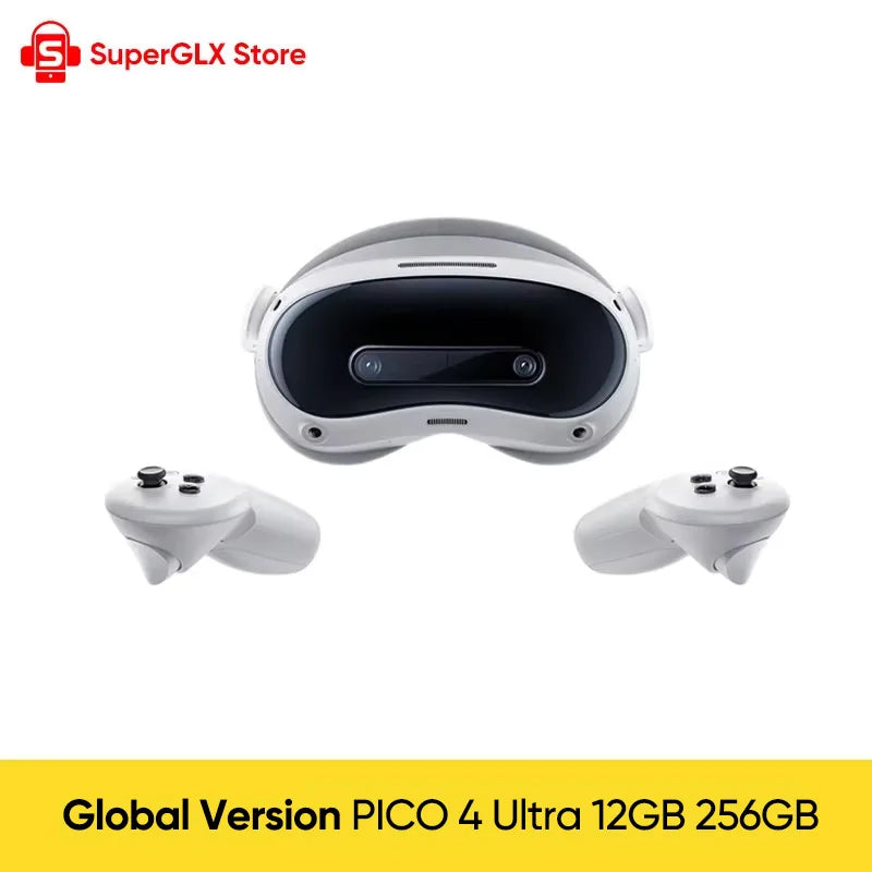 PICO 4 Ultra VR MR Headset 3D Wireless VR Glasses 6DOF Virtual Reality 4K Display for Steam Games Mac Windows Mobile All-in-one