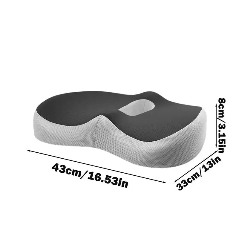 Seat Cushion Non-slip Desk Soft Pad Ergonomic Seat Cushion Chair Pillow Waist Support Seat Cushion for Long Sitting Workers Car