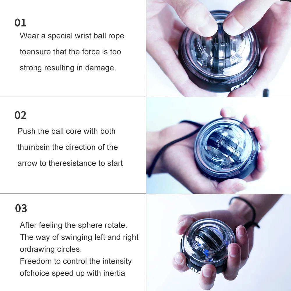LED Gyroscopic Power Trainer