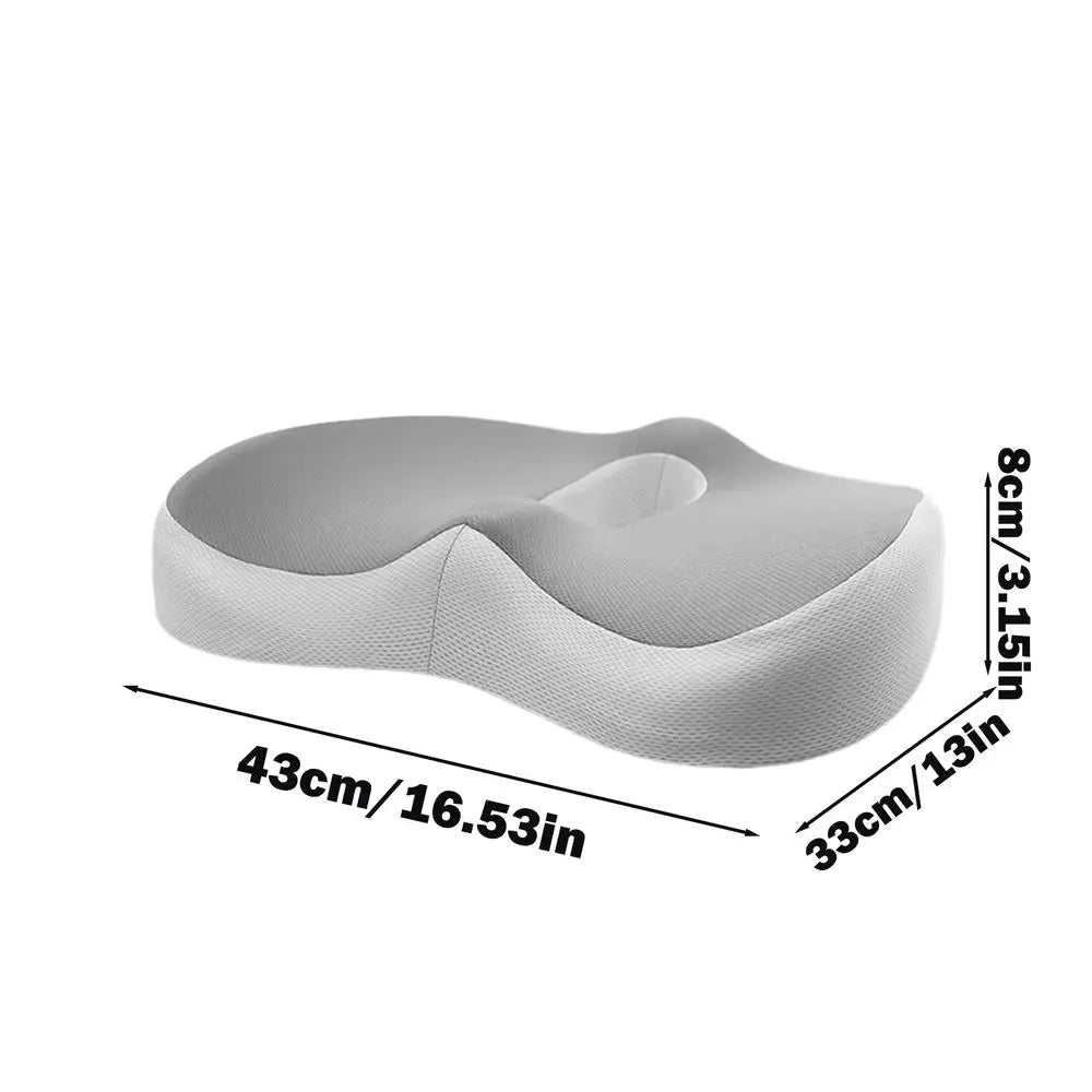 Seat Cushion Non-slip Desk Soft Pad Ergonomic Seat Cushion Chair Pillow Waist Support Seat Cushion for Long Sitting Workers Car