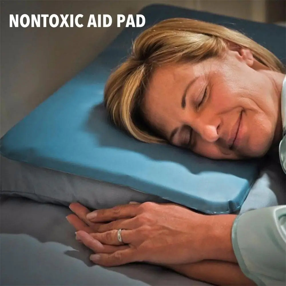 Cool Bed Mat Pad Cooling Gel Pillow Chilled Natural Pillow Sleeping Comfortable For Travel Pillow Office Comfort Aid Sleeping