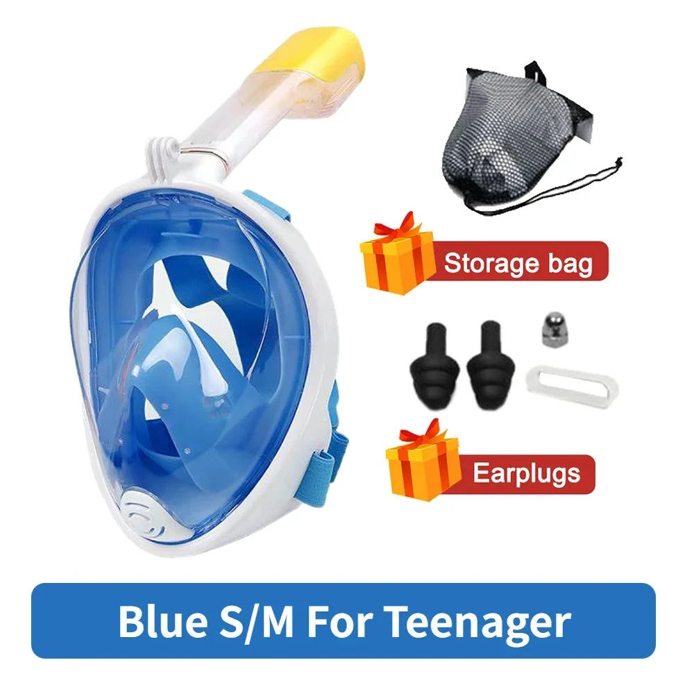 Full Face Anti Fog Snorkeling Mask
