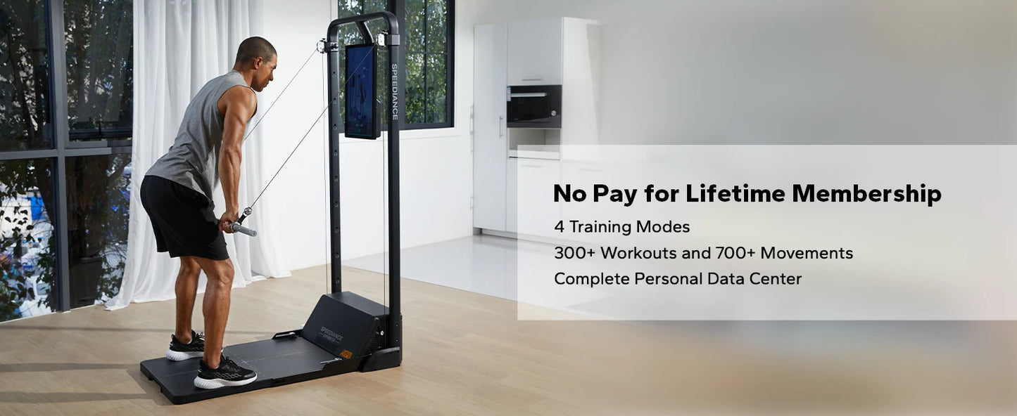 Home  System, Gym Monster  Smith Machine Home Gym Power Cage, All-in-one Cable Machine for Home Workout,