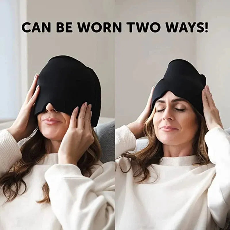 Migraine Relief Headgear – Gel Ice Cap for Pain Relief