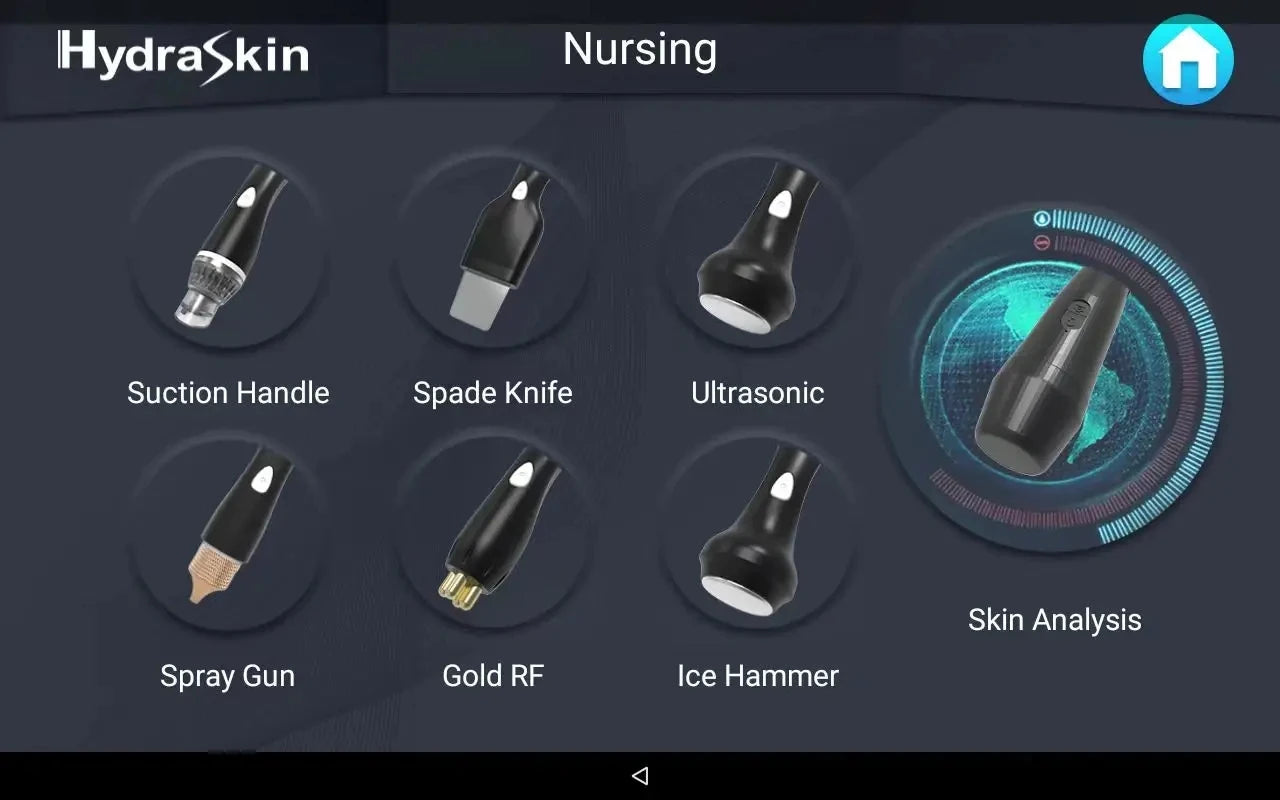 Ultrasound Skin Care Cryotherapy Microdermabrasion Machine Ice Blue Magic Mirror Skin Analyzer Oxygene Hydro facial Machine