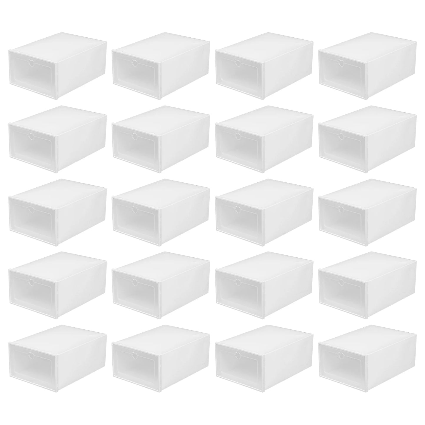 20 Pack Shoe Box Transparent Shoe Storage Cabinet Shoe Rack Storage Shoe Cabinet Shoe Storage Box Multi Layer Sorting