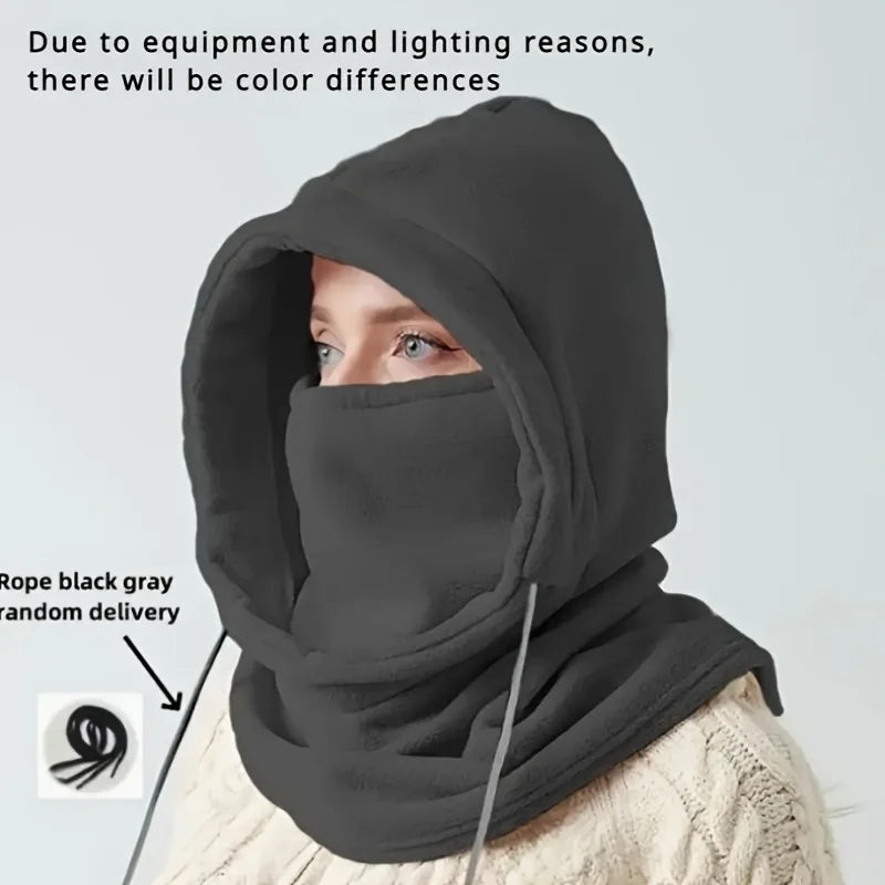 Unisex Winter Knit Hood - Windproof